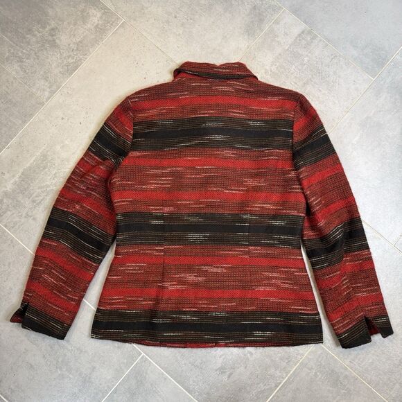 Coldwater Creek Tweed Shacket Jacket Women’s Medium Multicolor Button Down - Picture 7 of 12